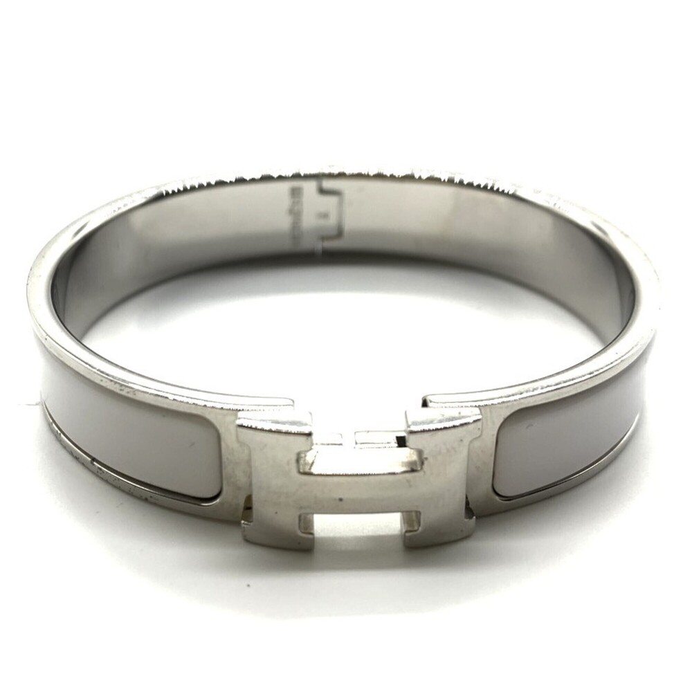 HERMES Silver Charm Bracelet